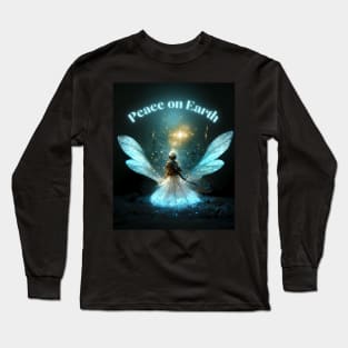 Christmas Peace - Holy Angel on Xmas Evening Long Sleeve T-Shirt